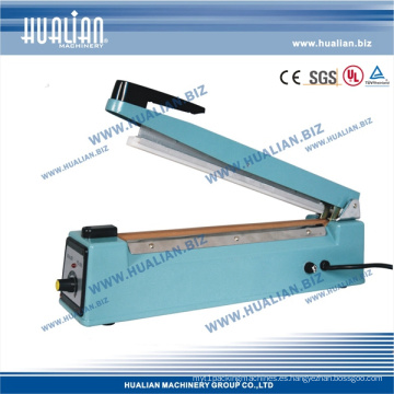 Sellador de impulsos manual Hualian 2016 con impresión (FS-300B)